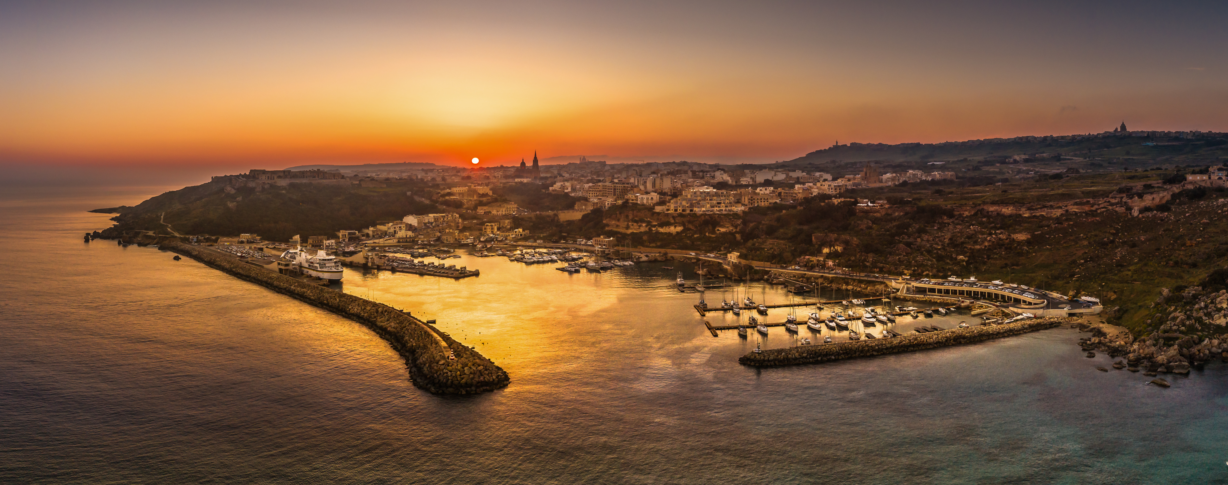 sunrise in Malta
