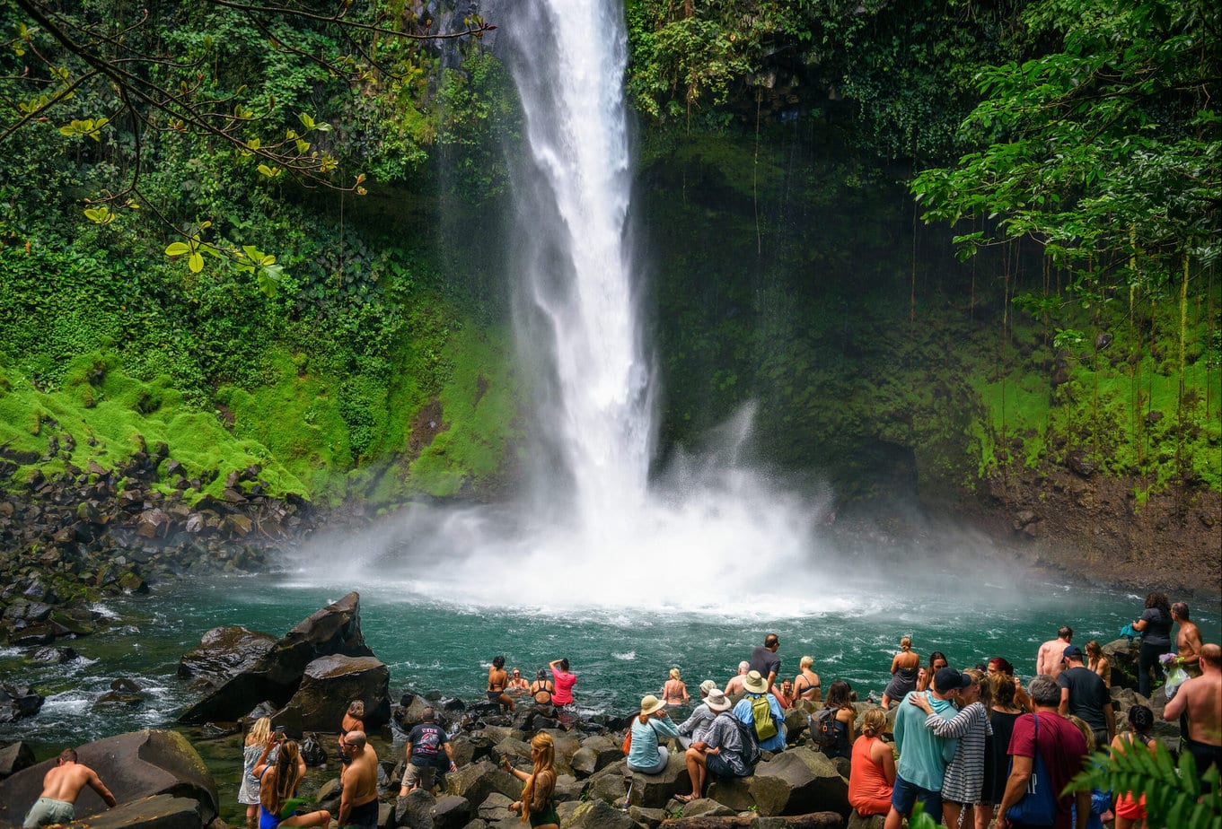 Waterfall in La Fortuna