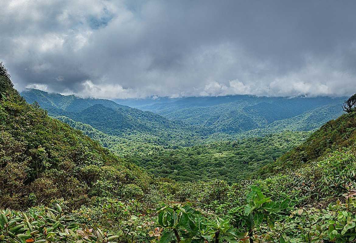 Cloudy skies in Costa Rica