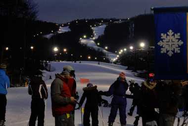 Night skiing at Massanutten